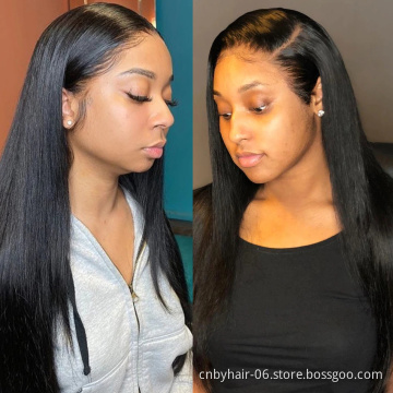 Brazilian Virgin Cuticle Aligned Hair Lace Front Wigs ,Straight Hair Wigs Human Hair Lace Front,Wholesale Wigs for Black Women